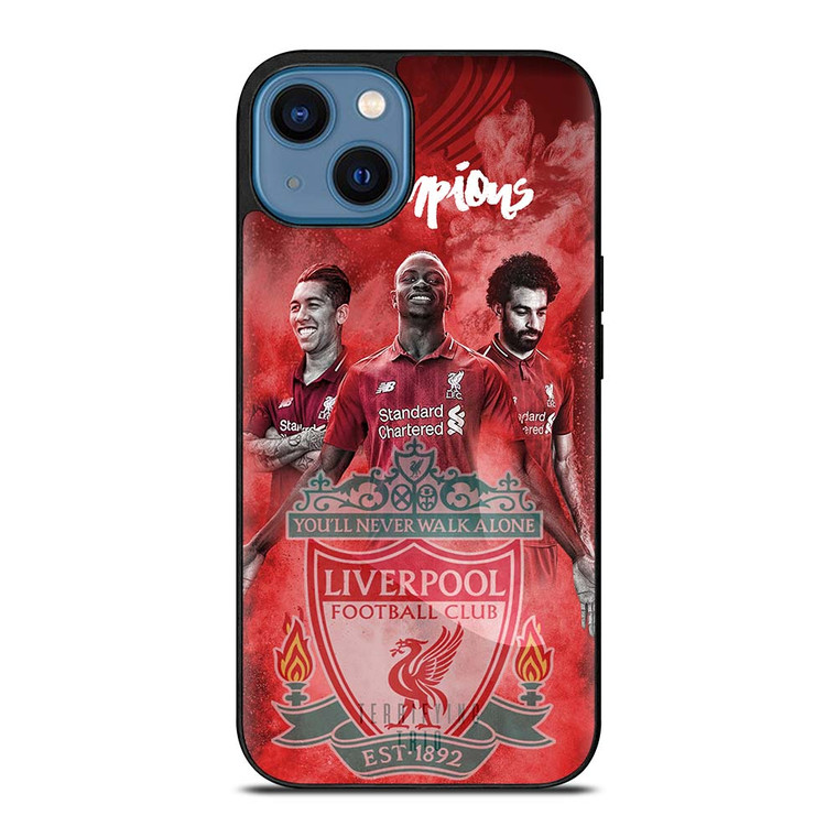 LIVERPOOL FC TRIO FIRMINO MANE SALAH iPhone 14 Case Cover