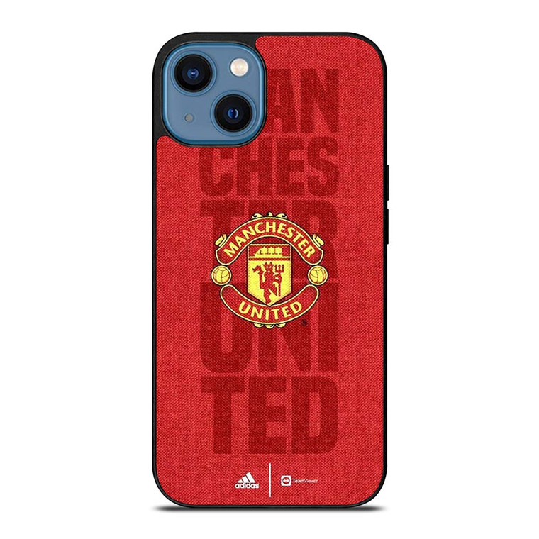 MANCHESTER UNITED FC FOOTBALL LOGO RED DEVILS ICON iPhone 14 Case Cover
