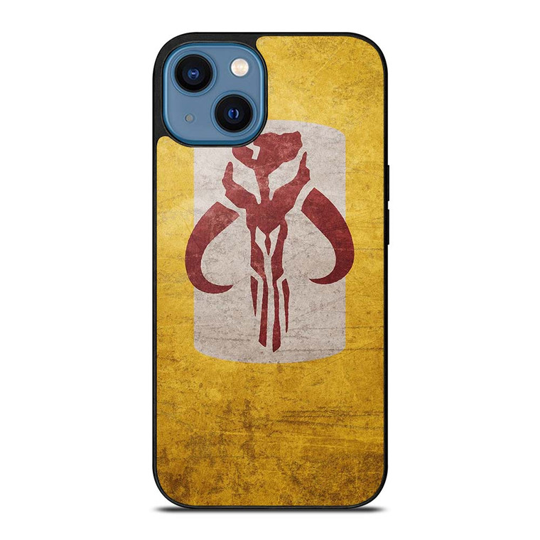 MANDALORIAN YELLOW LOGO iPhone 14 Case Cover