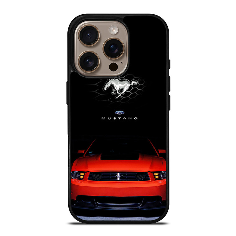 FORD MUSTANG RED iPhone 16 Pro Case Cover