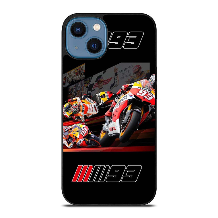MARC MARQUEZ 93 MOTO GP iPhone 14 Case Cover