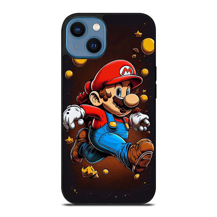 MARIO BROSS GAME CARTOON iPhone 14 Case Cover