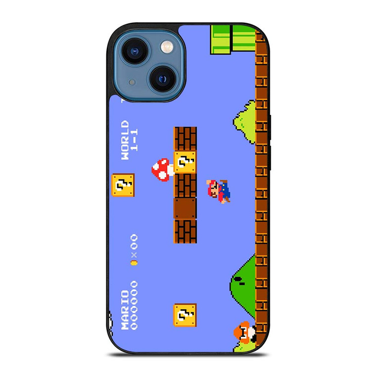 MARIO BROSS RETRO NES iPhone 14 Case Cover