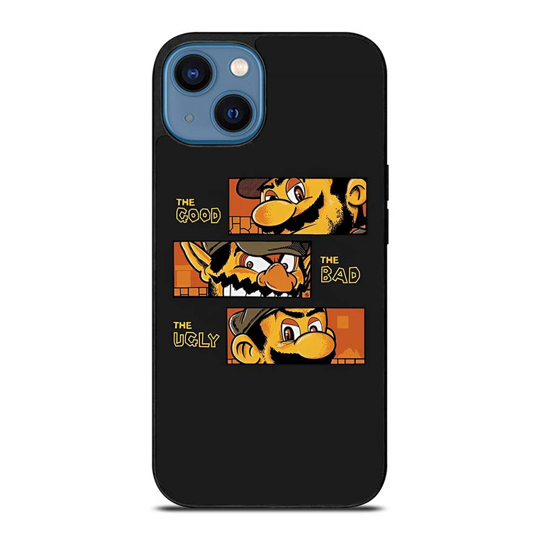 MARIO BROSS THE GOOD BAD UGLY iPhone 14 Case Cover