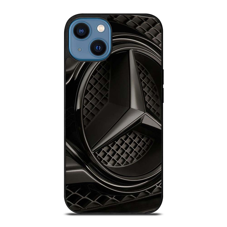 MERCEDES BENZ LOGO BLACK EMBLEM iPhone 14 Case Cover