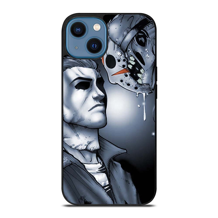 MICHAEL MYERS VS JASON iPhone 14 Case Cover