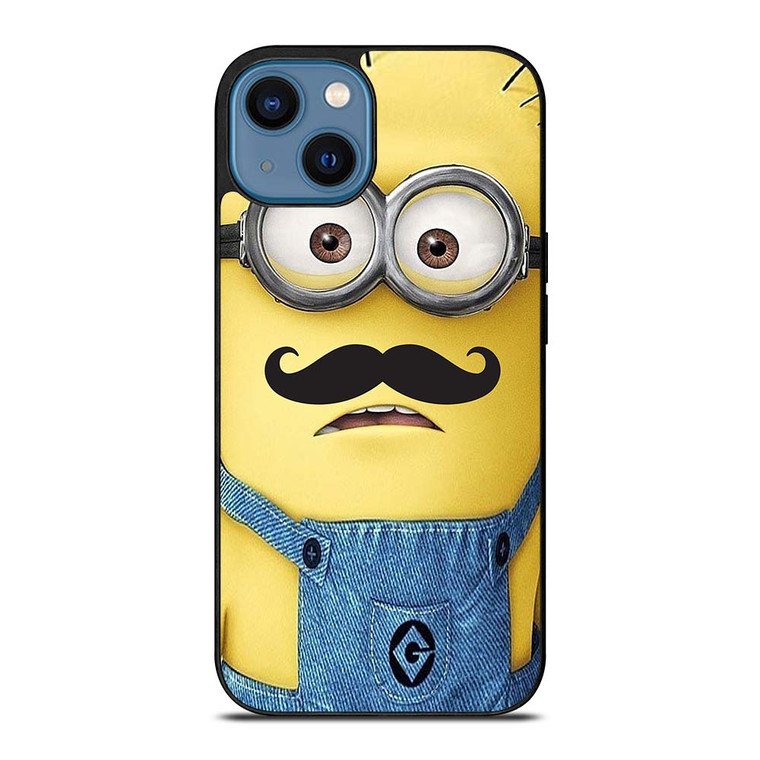 MINION WITH MOUSTACHE iPhone 14 Case Cover