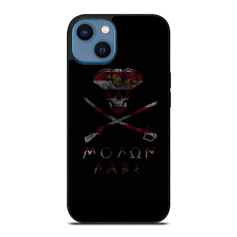 MOLON LABE SKULL LOGO iPhone 14 Case Cover