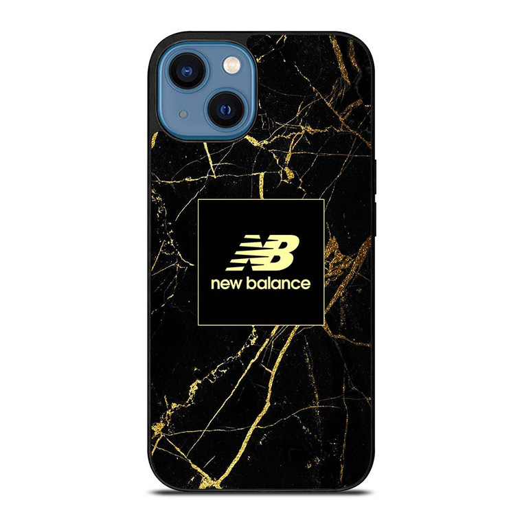 NEW BALANCE NB GOLD MARBLE iPhone 14 Case Cover
