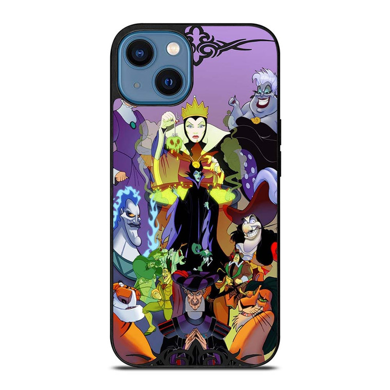 NEW DISNEY VILLAINS CARTOON iPhone 14 Case Cover