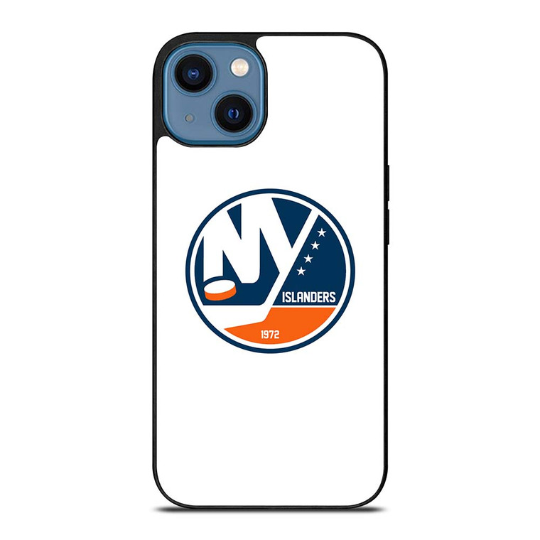 NEW YORK ISLANDER LOGO WHITE iPhone 14 Case Cover