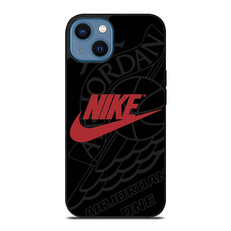NIKE AIR JORDAN ONE LOGO iPhone 14 Case Cover