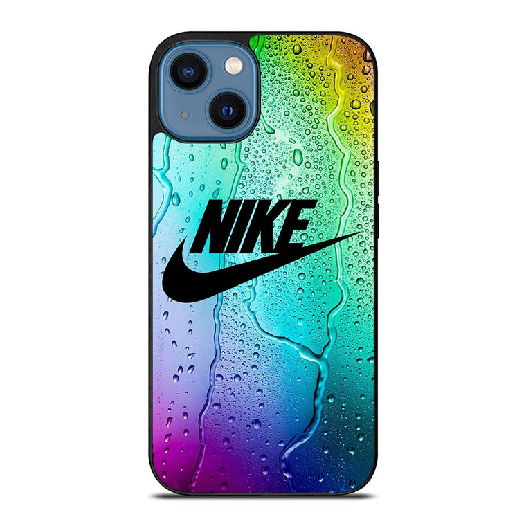 NIKE RAINBOW DROPS iPhone 14 Case Cover