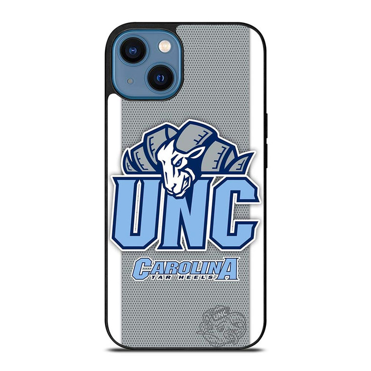 NORTH CAROLINA TAR HEELS LOGO BASKETBALL UNIVERSITY MASCOT iPhone 14 Case Cover