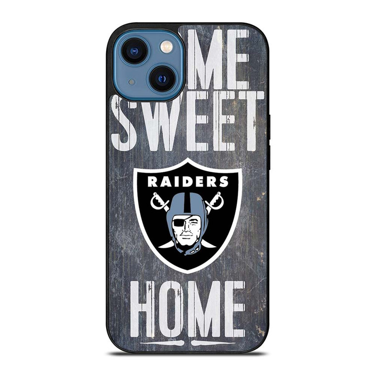 OAKLAND RAIDERS HOME SWEET HOME iPhone 14 Case Cover OAKLAND RAIDERS HOME SWEET HOME iPhone 14 Case Cover
