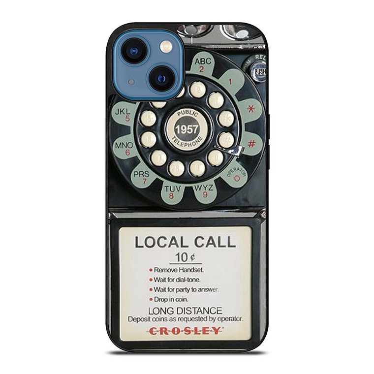 OLD PAYPHONE RETRO iPhone 14 Case Cover