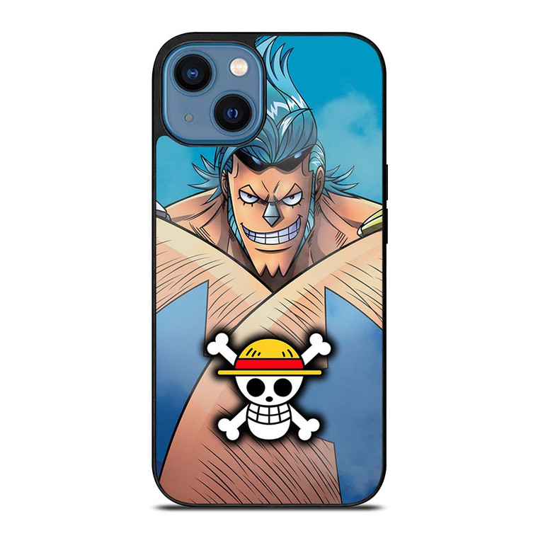 ONE PIECE LOGO CARTOON FRANKY iPhone 14 Case Cover