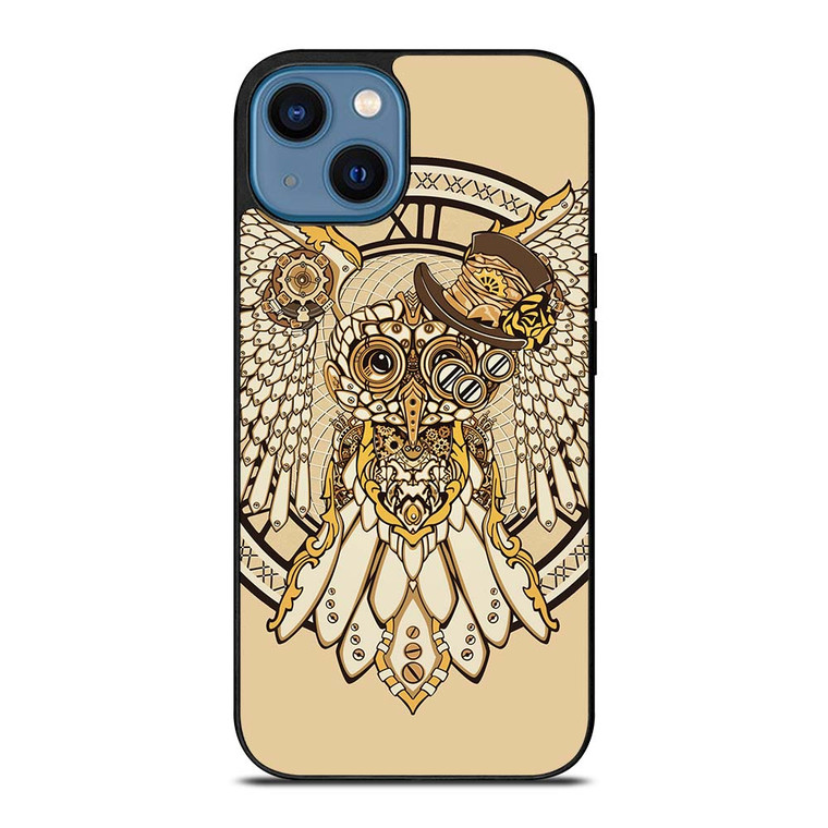 OWL STEAMPUNK iPhone 14 Case Cover