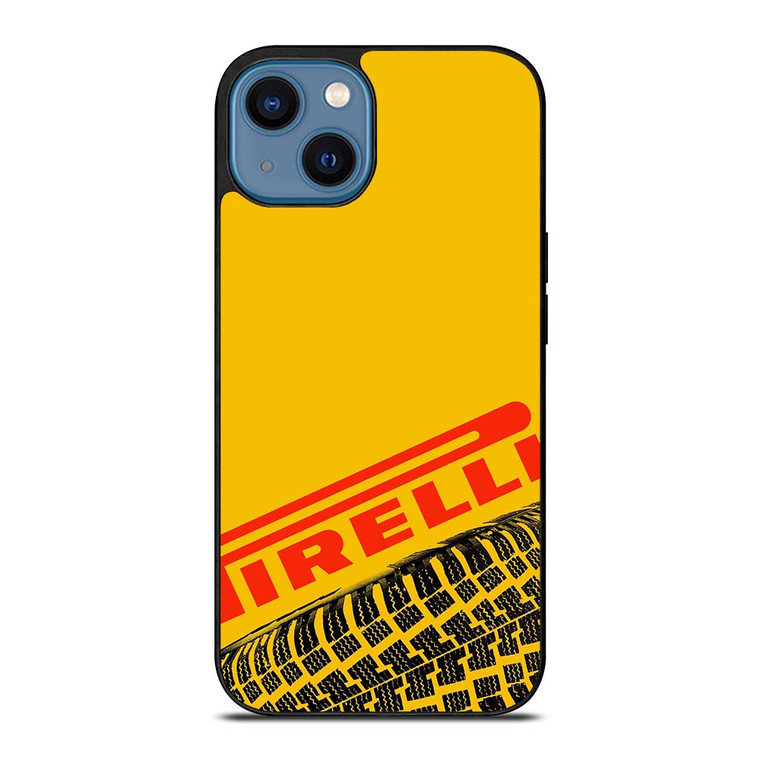 PIRELLI TIRE LOGO YELLOW iPhone 14 Case Cover