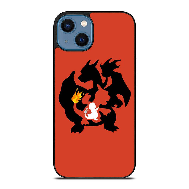 POKEMON CHARMANDER CHARMELEON CHARIZARD iPhone 14 Case Cover
