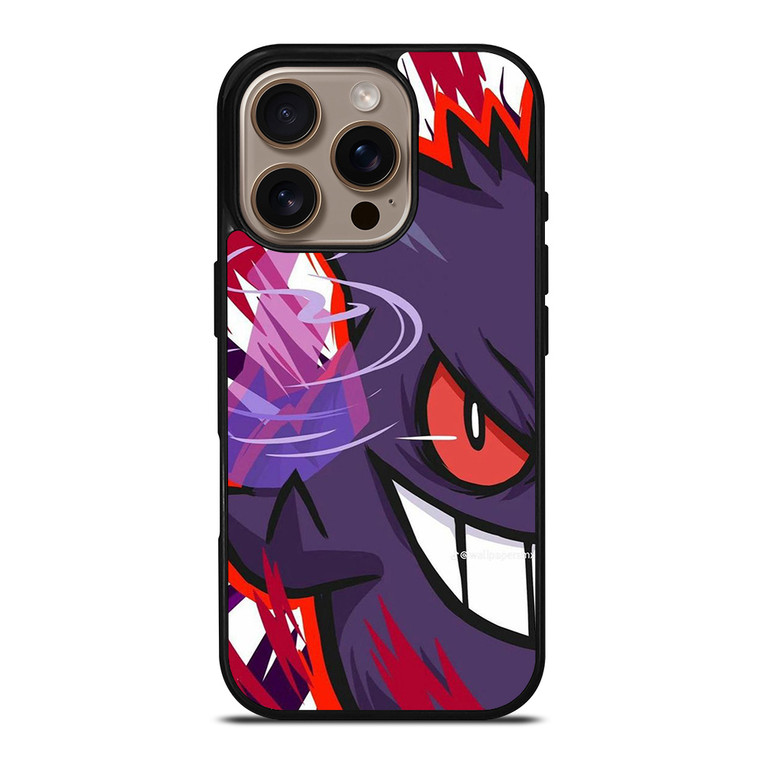 GENGAR SINISTER POCKET MONSTER POKEMON iPhone 16 Pro Case Cover