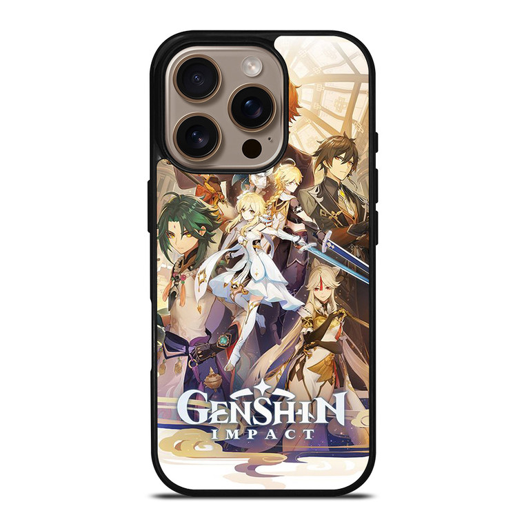 GENSHIN IMPACT GAME CHARACTERS iPhone 16 Pro Case Cover