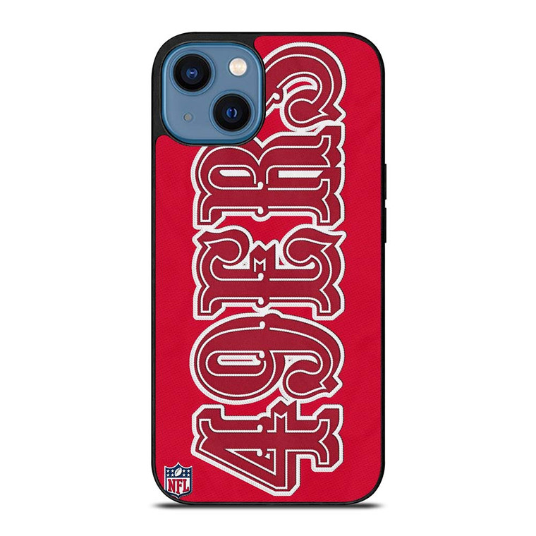 SAN FRANCISCO 49ERS FOOTBALL TEAM LOGO iPhone 14 Case Cover
