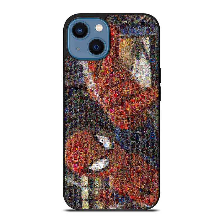 SPIDERMAN ART COLLAGE iPhone 14 Case Cover