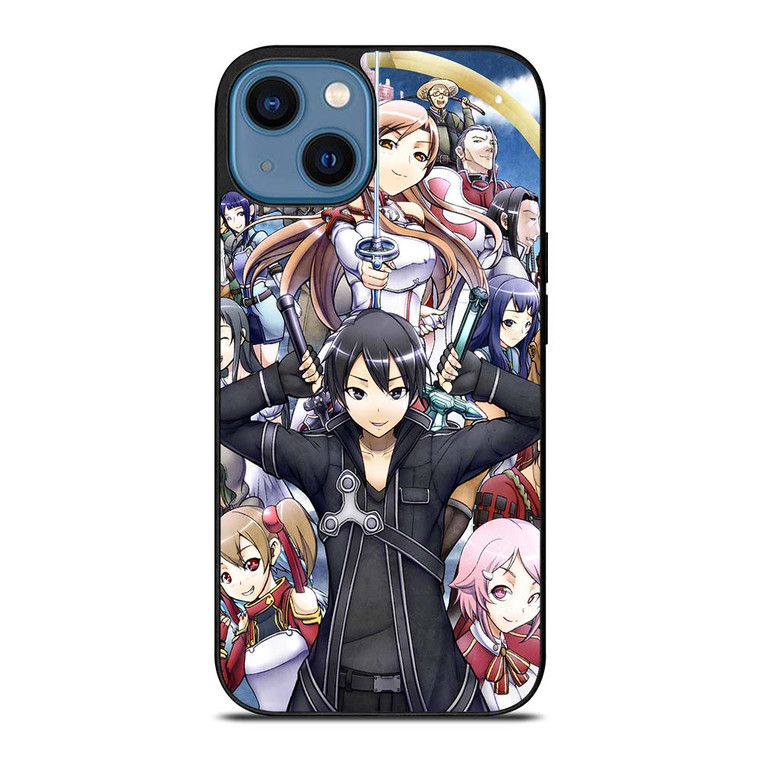 SWORD ART ONLINE CHARACTERS iPhone 14 Case Cover