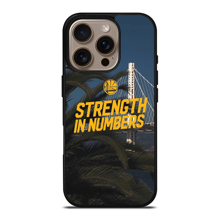 GOLDEN STATE WARRIORS STRENGTH IN NUMBERS iPhone 16 Pro Case Cover
