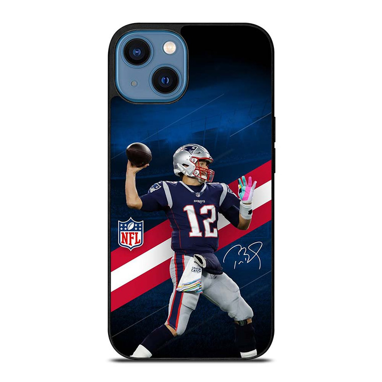 TOM BRADY NEW ENGLAND PATRIOT NFL iPhone 14 Case Cover