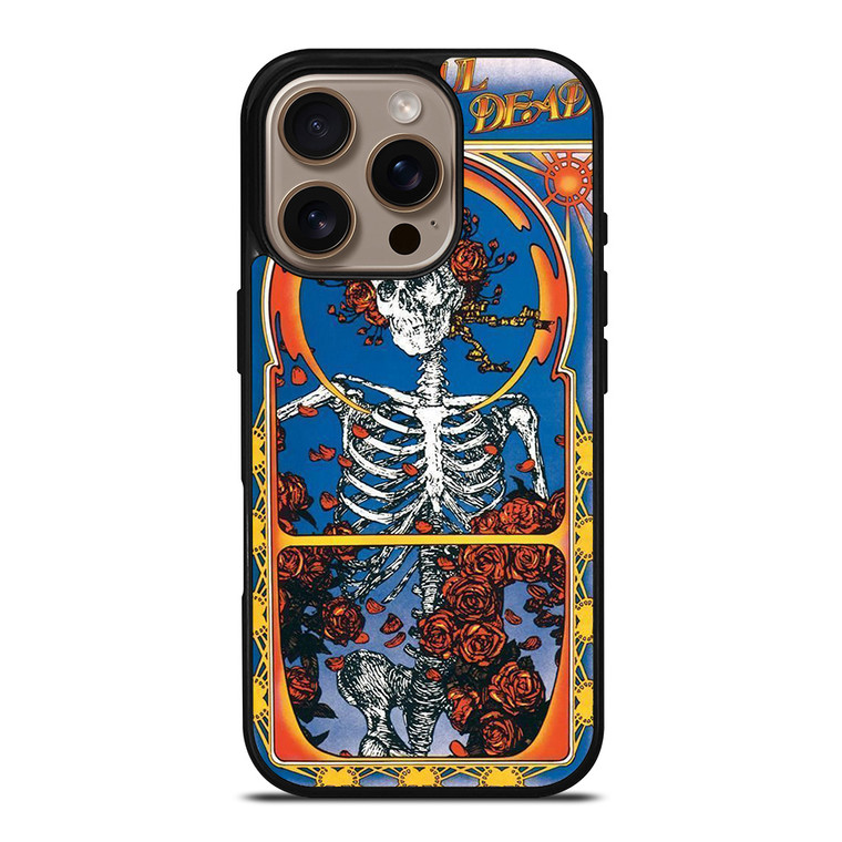 GRATEFUL DEAD SKULL AND ROSE 3 iPhone 16 Pro Case Cover