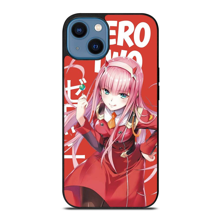 ZERO TWO DARLING IN THE FRANXX ANIME CARTOON iPhone 14 Case Cover