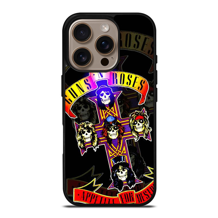 GUNS N ROSES BAND ROCK iPhone 16 Pro Case Cover