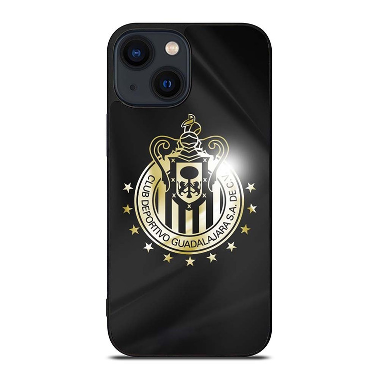 CHIVAS DE GUADALAJARA GOLD LOGO iPhone 14 Plus Case Cover