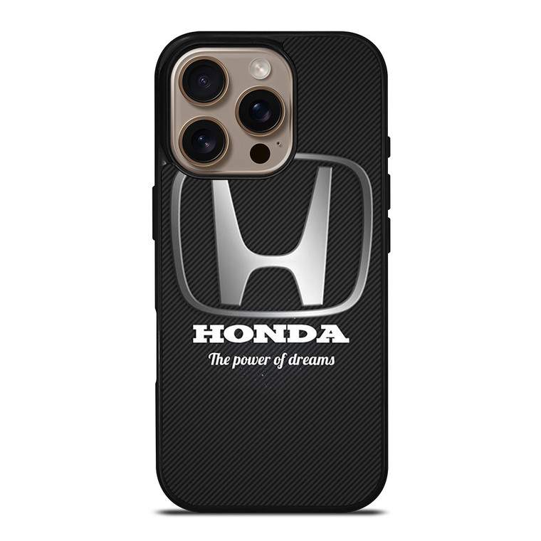 HONDA THE POWER OF DREAMS iPhone 16 Pro Case Cover HONDA THE POWER OF DREAMS iPhone 16 Pro Case Cover