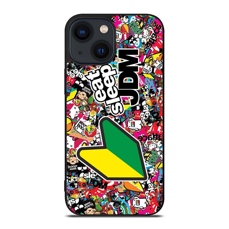 EAT SLEEP JDM iPhone 14 Plus Case Cover