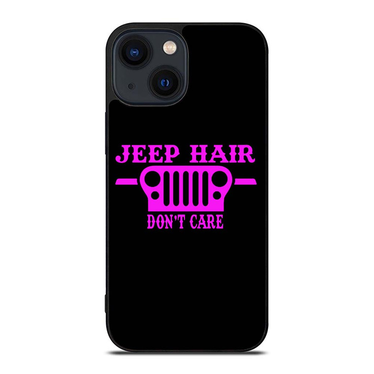JEEP HAIR DONT CAR PINK GIRL iPhone 14 Plus Case Cover