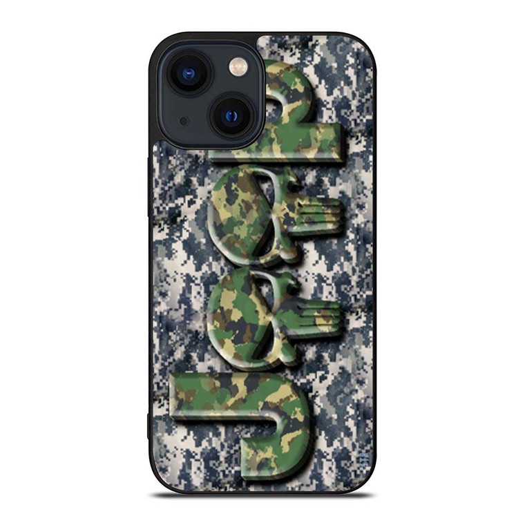 JEEP SKULL CAMO iPhone 14 Plus Case Cover
