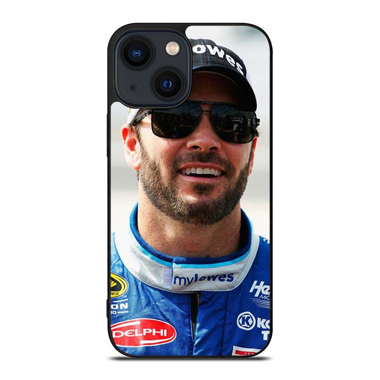JIMMIE JOHNSON FACE NASCAR iPhone 14 Plus Case Cover