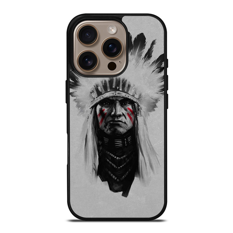 INDIAN TRIBES ART iPhone 16 Pro Case Cover INDIAN TRIBES ART iPhone 16 Pro Case Cover