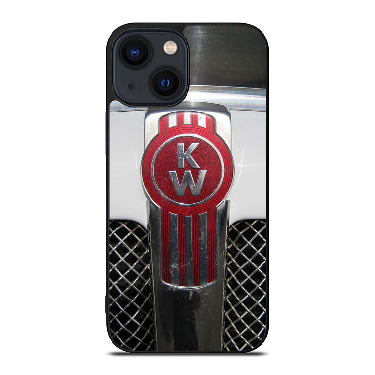 KENWORTH TRUCK LOGO GRAY iPhone 14 Plus Case Cover