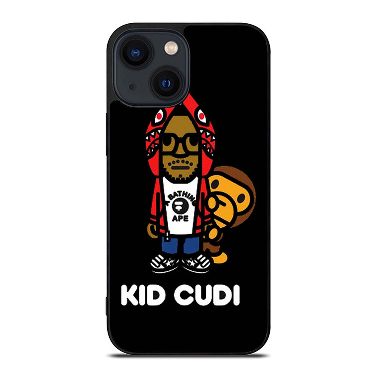 KID CUDI BAPE SHARK iPhone 14 Plus Case Cover