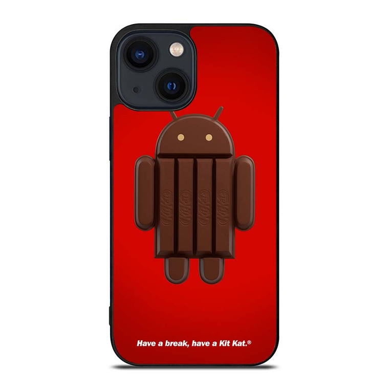 KIT KAT CHOCOLATE ANDROID ICON iPhone 14 Plus Case Cover