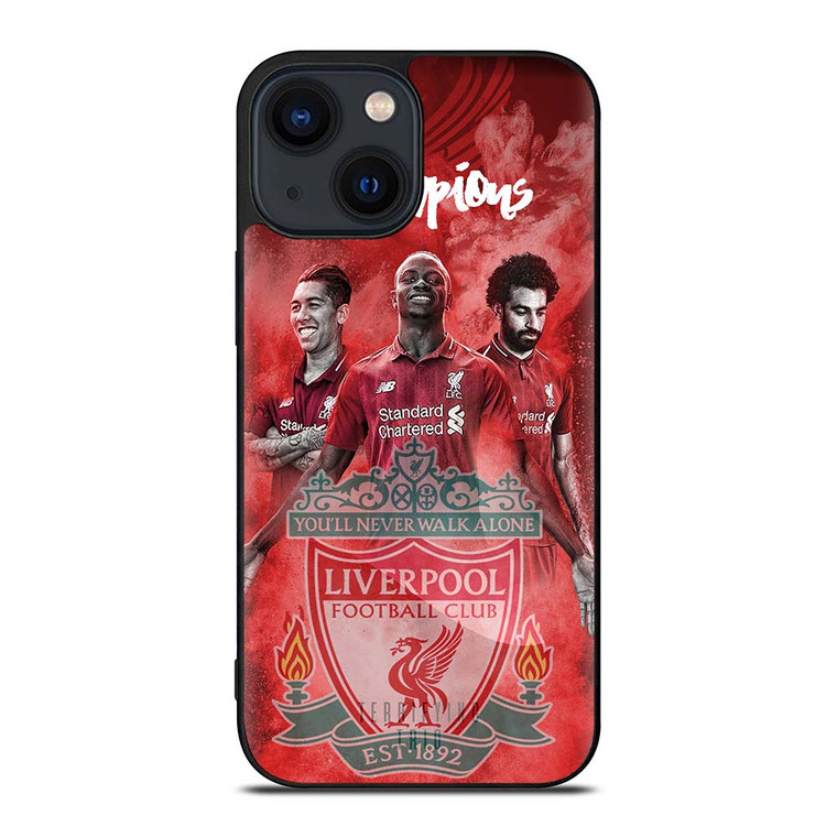 LIVERPOOL FC TRIO FIRMINO MANE SALAH iPhone 14 Plus Case Cover