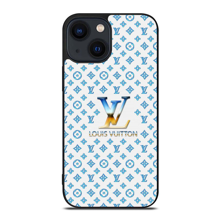 LOUIS VUITTON LV BLUE PATERN ICON LOGO iPhone 14 Plus Case Cover
