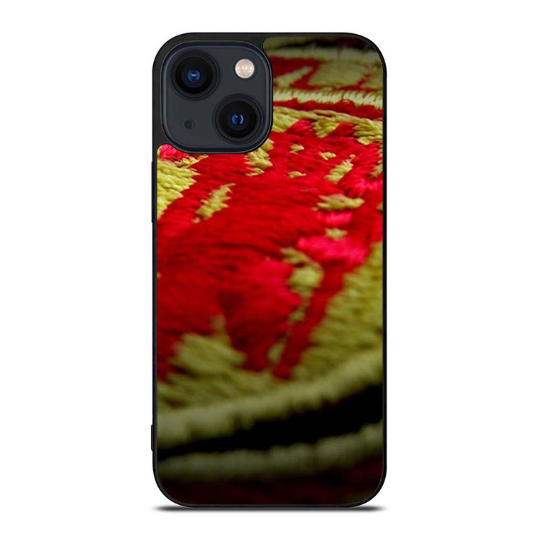 MANCHESTER UNITED EMBOIDERED LOGO iPhone 14 Plus Case Cover