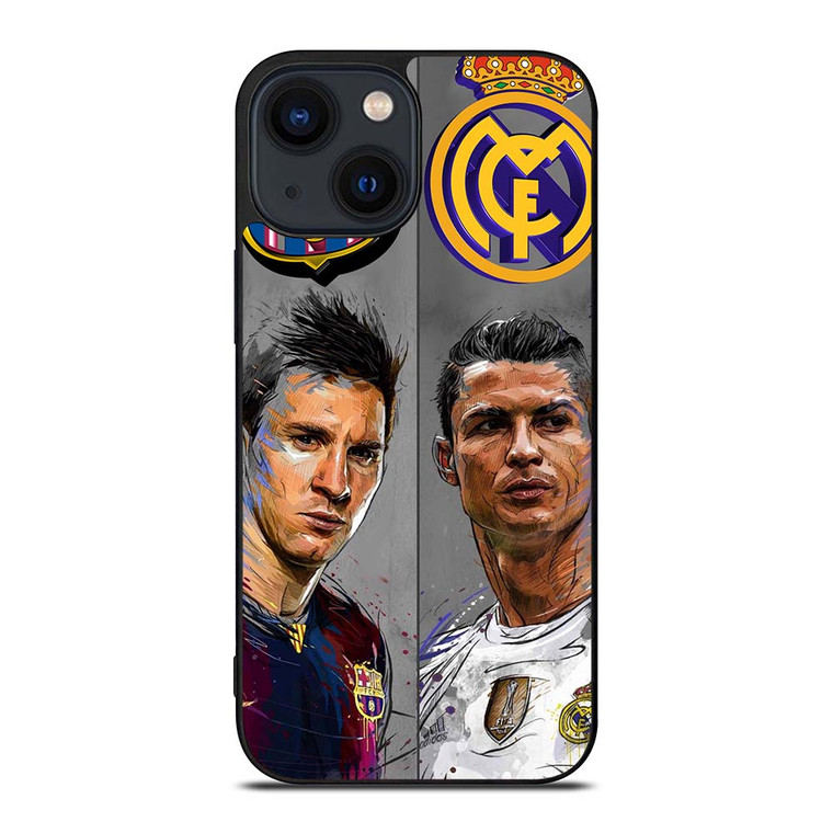 MESSI RONALDO iPhone 14 Plus Case Cover