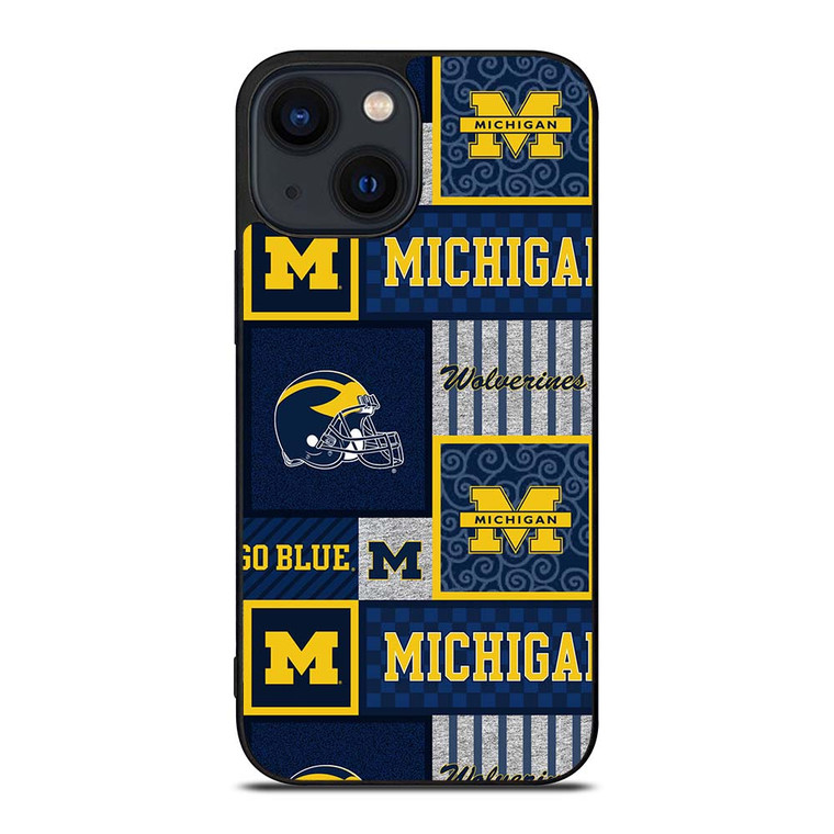 MICHIGAN WOLVERINES COLLAGE iPhone 14 Plus Case Cover