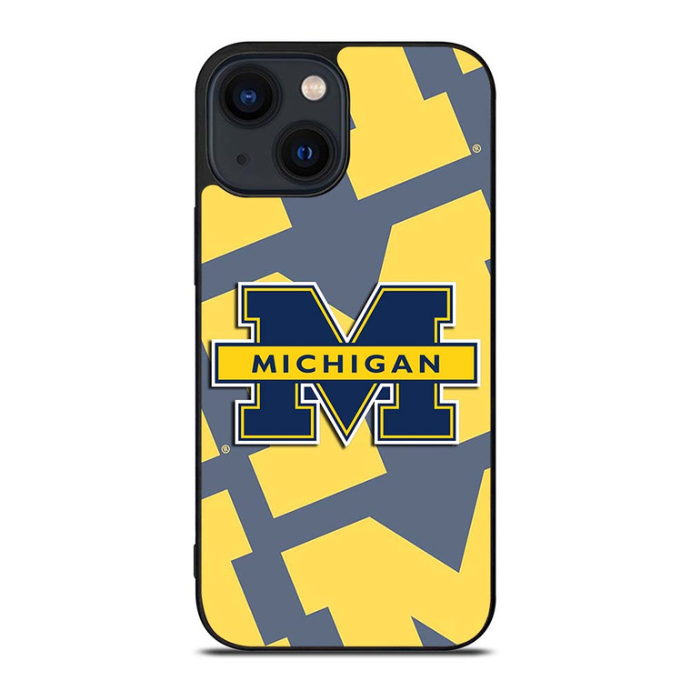 MICHIGAN WOLVERINES LOGO iPhone 14 Plus Case Cover